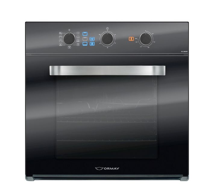Horno Empotrable Eléctrico Ormay He-60 A2 60l Negro - Vista 1