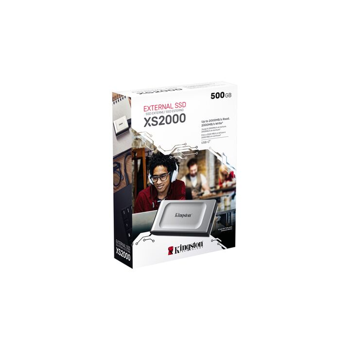 Disco Solido Externo Kingston 500GB XS2000 Kng - Vista 1