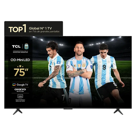 Smart Tv Tcl Mini Led 75 Pulgadas 4K 75C6K Go