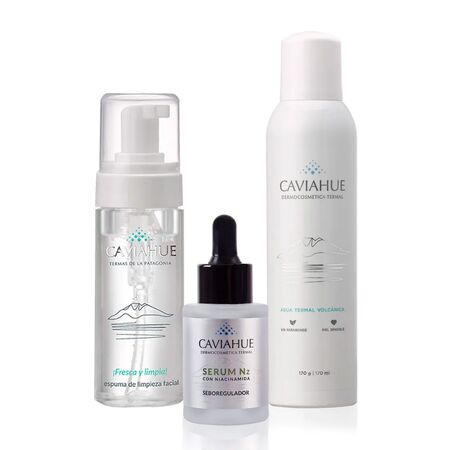 Caviahue Box Piel Grasa Combo Rutina Facial Dia Noche