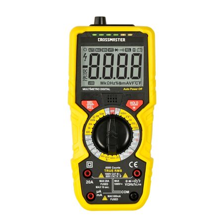 Multimetro Digital Crossmaster 1000V-TRUE RMS