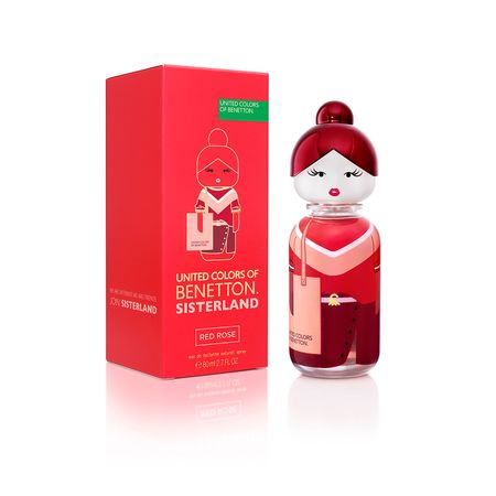 Benetton Sisterland Red Rose EDT 80 Ml