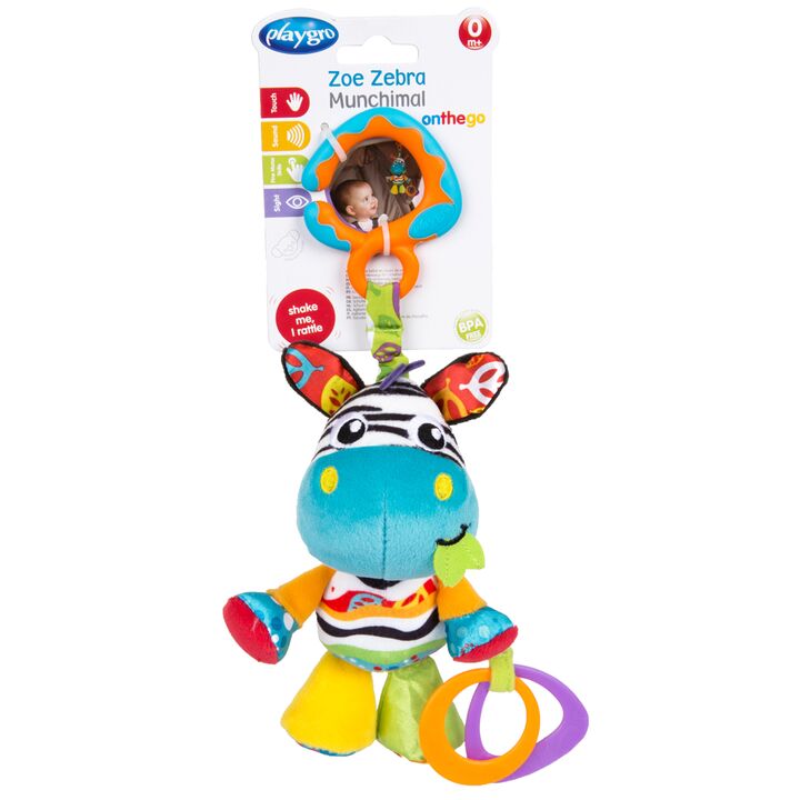 Zoe Zebra Munchimal Playgro - Vista 5