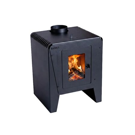 Estufa A Leña Vule Maula 10 10000 Kcal De Pie Salamandra