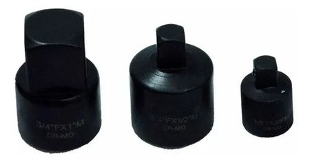 Adaptador Ruhlmann Impact 3/4-1 3/4-1/2 1/2-3/8 Set de 3 Piezas
