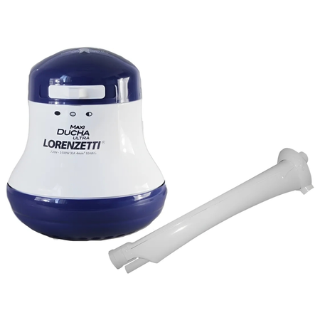 Ducha Eléctrica 5400w + Brazo Prolongador 30cm Lorenzetti Azul 54