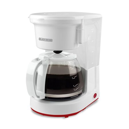 Cafetera Blackdecker Cmar Semi Automatica Blanca De Filtro v