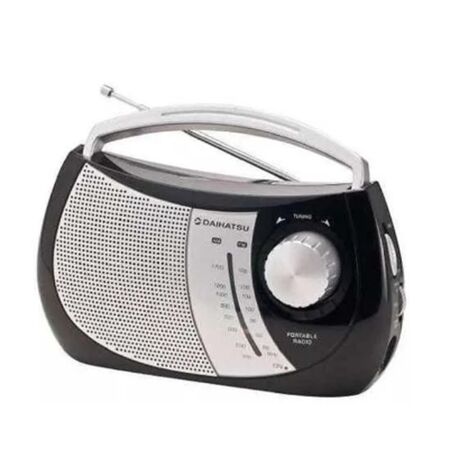 Radio Portátil Daihatsu Am/Fm Analógica D-rp38 Negro