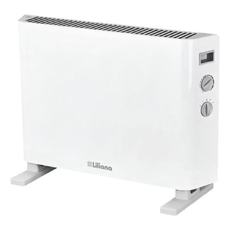 Calefactor Electrico Liliana Cfm20 Silverwhite Termostato Color Blanco