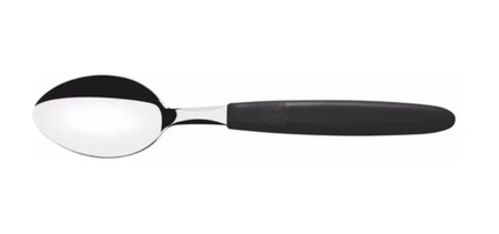 Cucharas Tramontina Ipanema Mango Plastico Negro Set X12 Negro