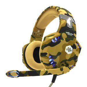 Auricular Gamer Melon Pc Ps4 Con Microfono Ajustable M5000 Color Camuflado