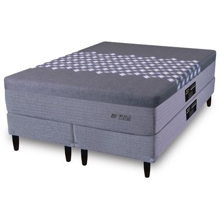 COLCHÓN + SOMMIER KING KOIL KINGSBURY RESORTES 200X200