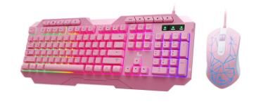 COMBO TECLADO MOUSE XTECH USB GAMING MIRANA PARA VIDEO JUEGOS (XTK-540S)