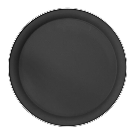 Bandeja Redonda Base Antideslizante 40 Cm Ac Inox Tramontina Negro