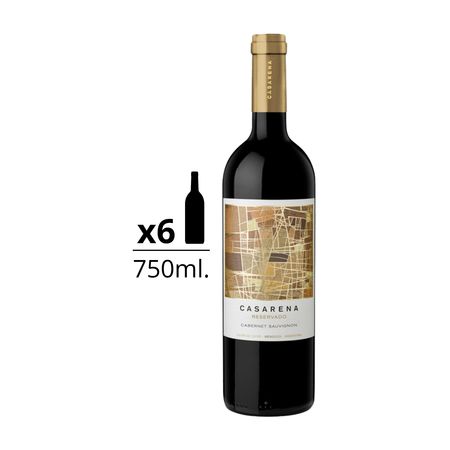 Vino Tinto Casarena Reservado Cabernet Sauvignon Caja x 6