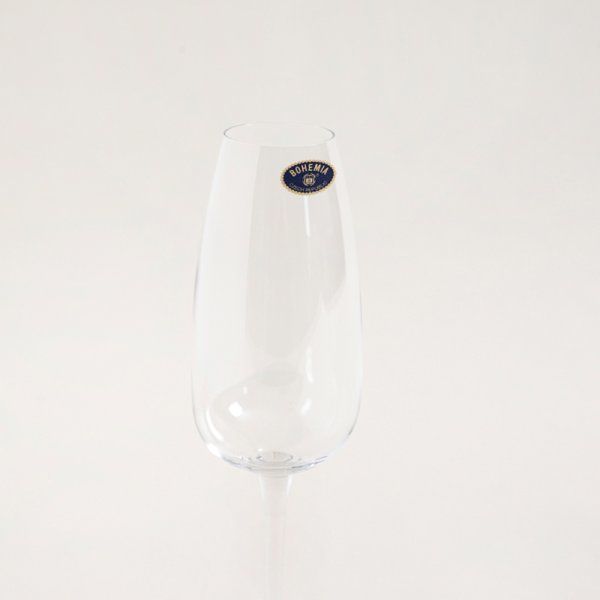 SET X 12 COPAS DE CHAMPAGNE CRISTAL DE BOHEMIA ANSER 290 ML - Vista 3