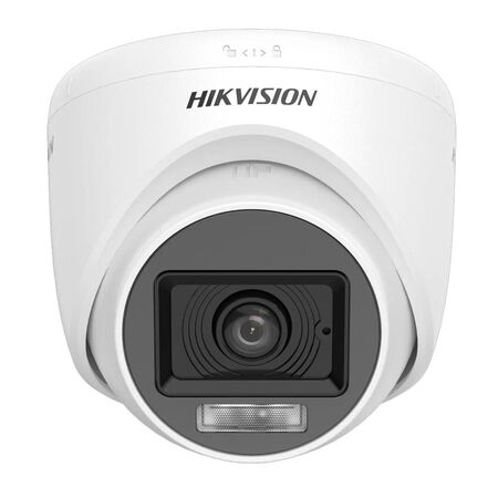 Camara Hikvision Turret Plastica 2 MP 2.8 mm DualLight Audio
