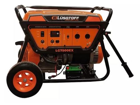 Generador Naftero Portatil Lusqtoff Lg7500ex 6500w 15hp 25l