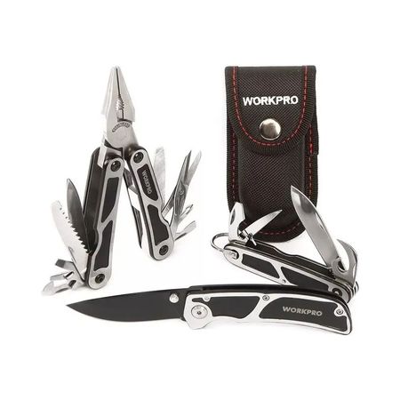Set de 3 herramientas Multifunci?n camping, hogar WORKPRO