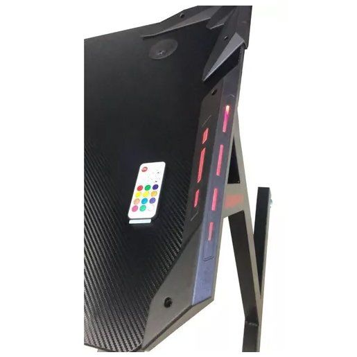 MESA ESCRITORIO GAMER 44137274 + LUCES RGB + SOPORTE AURICULAR - Vista 1