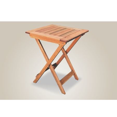 Mesa Arandú 60 Cm Plegable Ecomadera Eucaliptus Impregnado