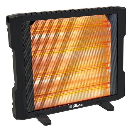Calefactor Electrico Infrarrojo Piso Pared Liliana Ci650 Negro