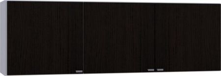 Alacena Muebles Orlandi 140Cm 4022 3 Puertas Blanco-Wengue