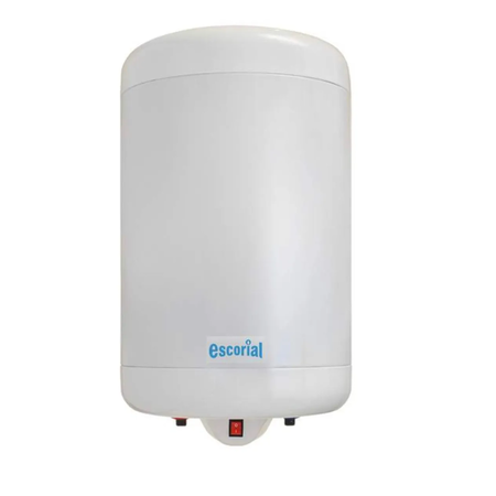 termotanque eléctrico escorial de 55lts carga inferior 1500w color blanco