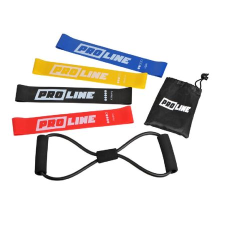 Set x5 Bandas Elasticas Para Resistencia De Latex Y Tpe G103SET5