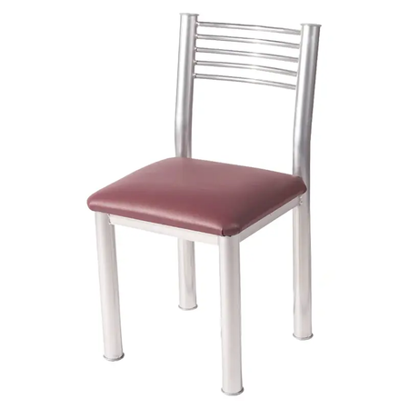 Silla Silcar S-08 Caño Aluminio Gris
