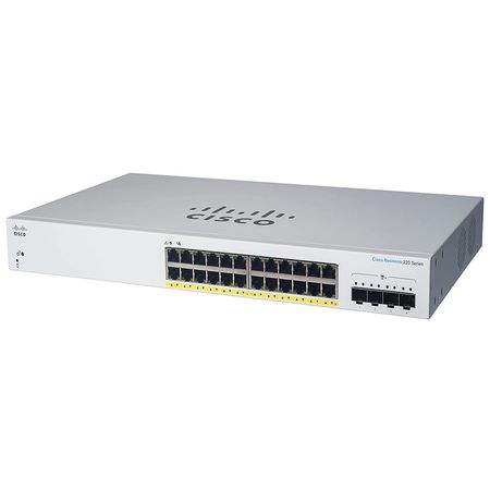 SWITCH CISCO CBS220 24G FPOE 4X1G SFP