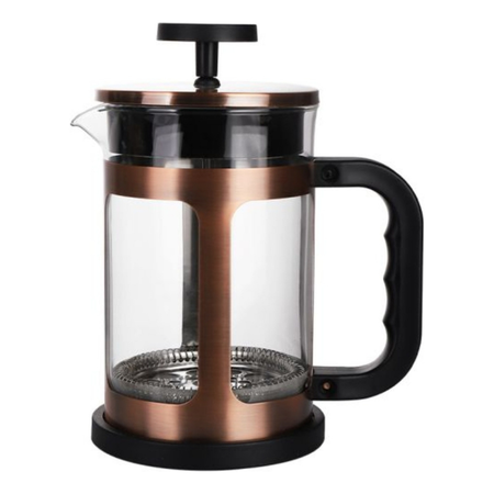 Cafetera Larhaus Prensa Francesa Copper 800ml Vidrio Lh1085 Cobre
