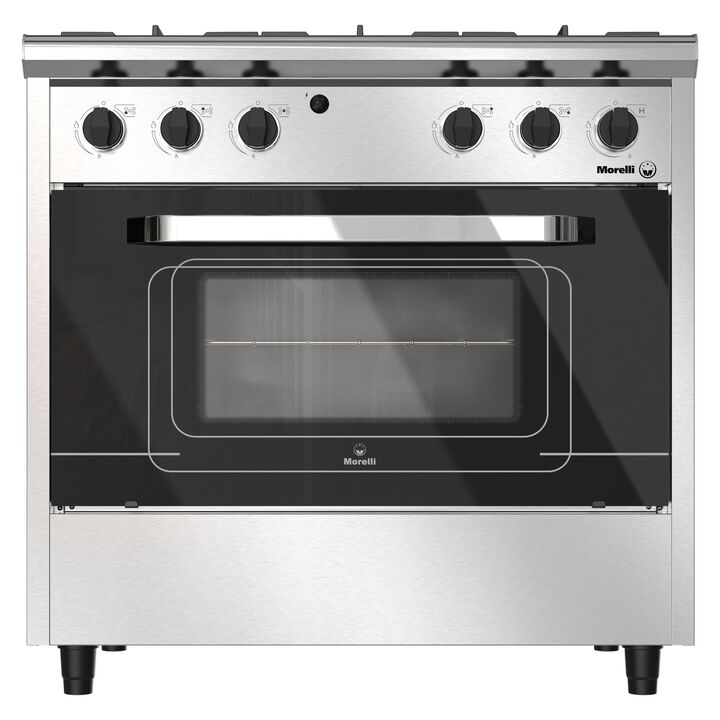 Cocina Semi Industrial Morelli Forza 900 P/Vidrio - Vista 2