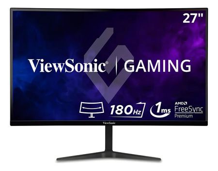 Monitor Gamer Curvo 27" 180hz Viewsonic Vx2718 2kpc Mhd 1ms Hdmi
