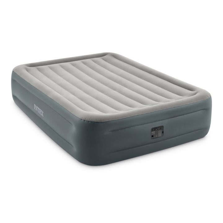 Colchon Inflable Electrico Durabeam Intex 64126 Fibertech Gris - Vista 2