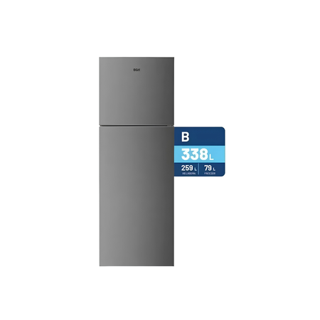 Heladera BGH No Frost BRT330I4A 338 Lt. Acero Inoxidable