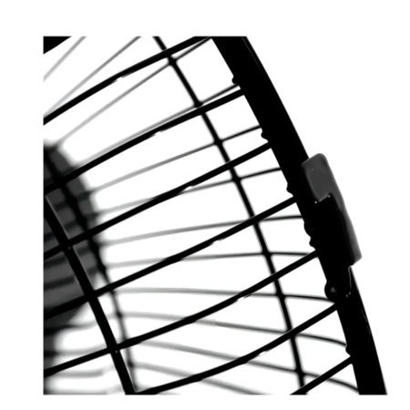 Ventilador pie 18 Liliana aspa plastica negro