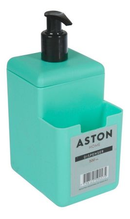 Dispenser Jabon Dosifica Esponja Cocina Baño Plastico Aston