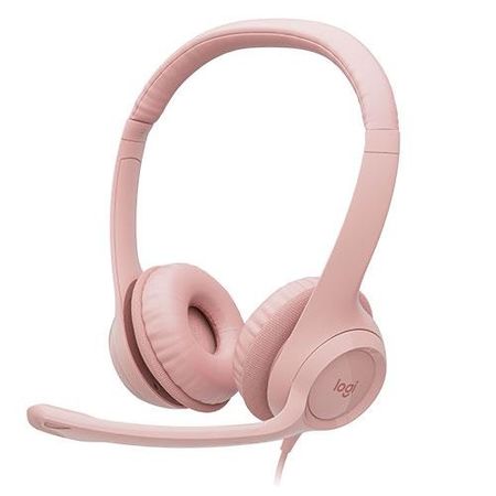 Auricular Logitech USB Rosa