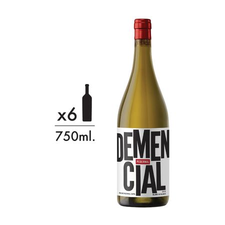 Vino Blanco Demencial Blanc De Blancs Caja x 6
