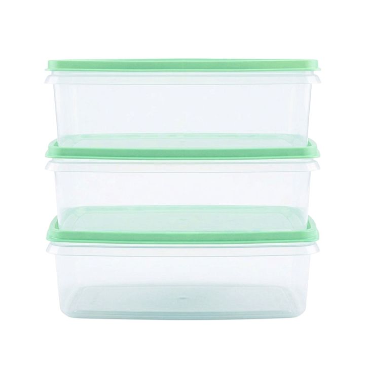 3 Contenedores Hermeticos Rectangular Top 1.7 Lts - Opening - Vista 1