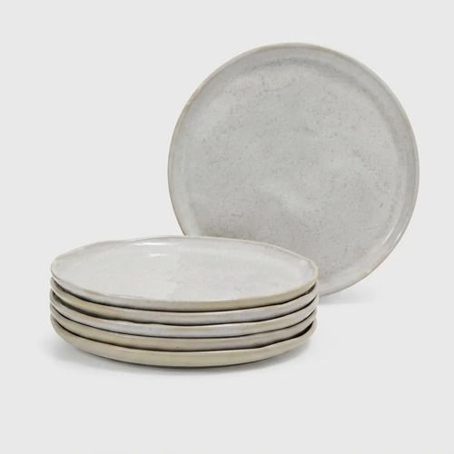 Set 6 Platos Postre 21.5cm Bio Avant Garde Stoneware Latte Beige - Vista 2