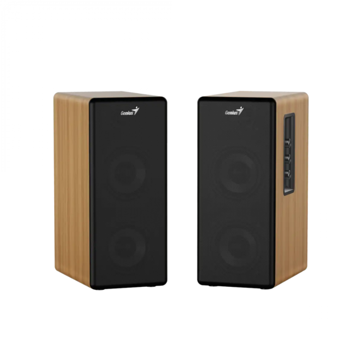 PARLANTE BLUETOOTH GENIUS SP-HF1220BT 45W PINE WOOD - Vista 2