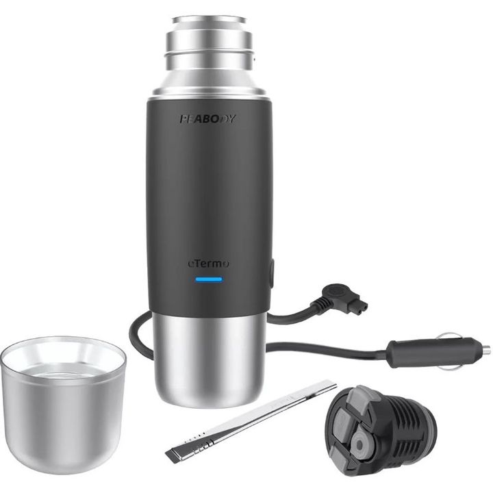 Termo Peabody E-Termo Para Auto 500Ml Silver Pe-Etl-500S - Vista 2