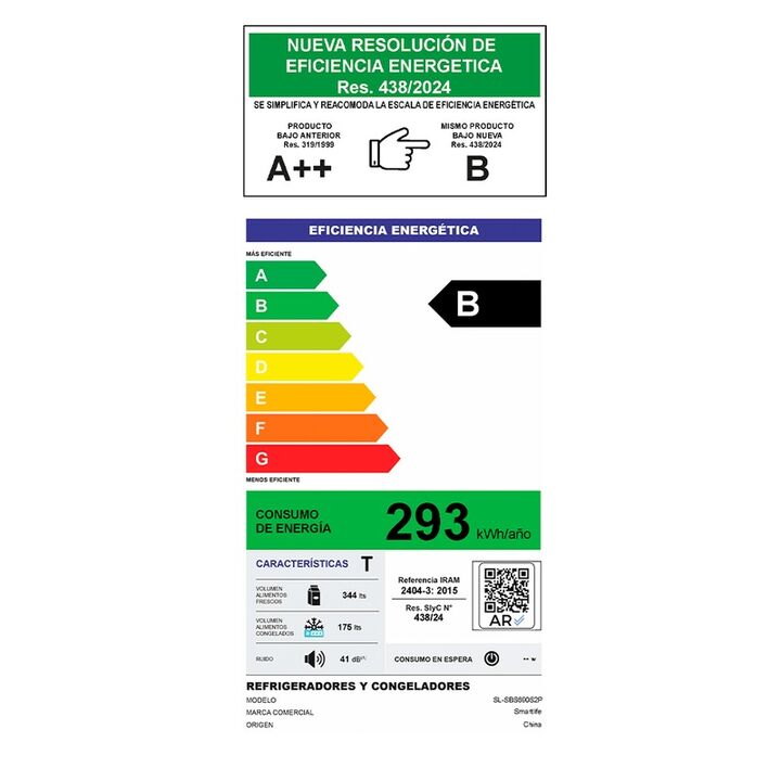 Heladera Side by Side Smartlife No Frost Digit Inverter 560L SL-SBS690S2P - Vista 9