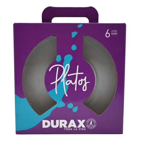 Set Durax 6 Platos Playos Gema Plus
