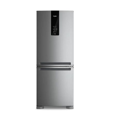 Heladera No Frost Whirlpool Combi Inverter 449 Litros Acero Inoxidable Wre57ck