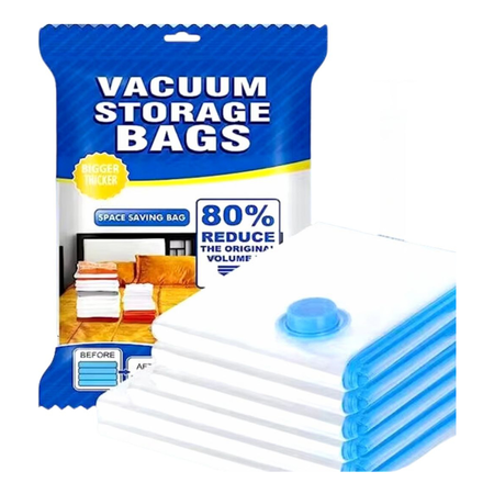Bolsas Vacio Ropa Almacenamiento Reutilizables 3 Tam. Pack 9