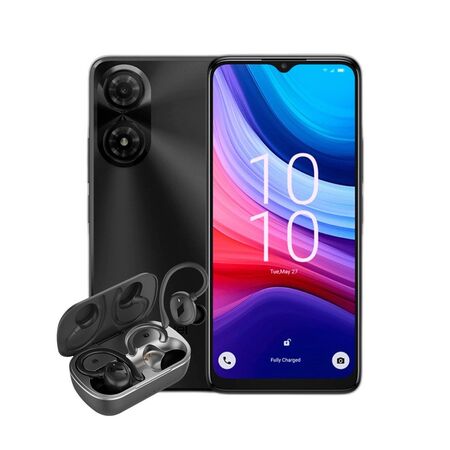 Combo Alcatel A31 Pro 3+64GB Gris + Auriculares TWS Dekkin Sport
