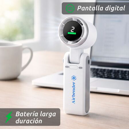 Mini Ventilador Turbo Portátil de Mano Recargable Cyclone Airbender